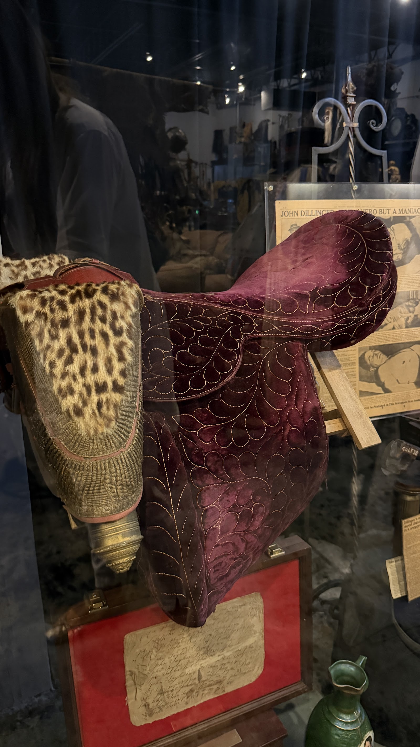 Embroidered Western sidesaddle